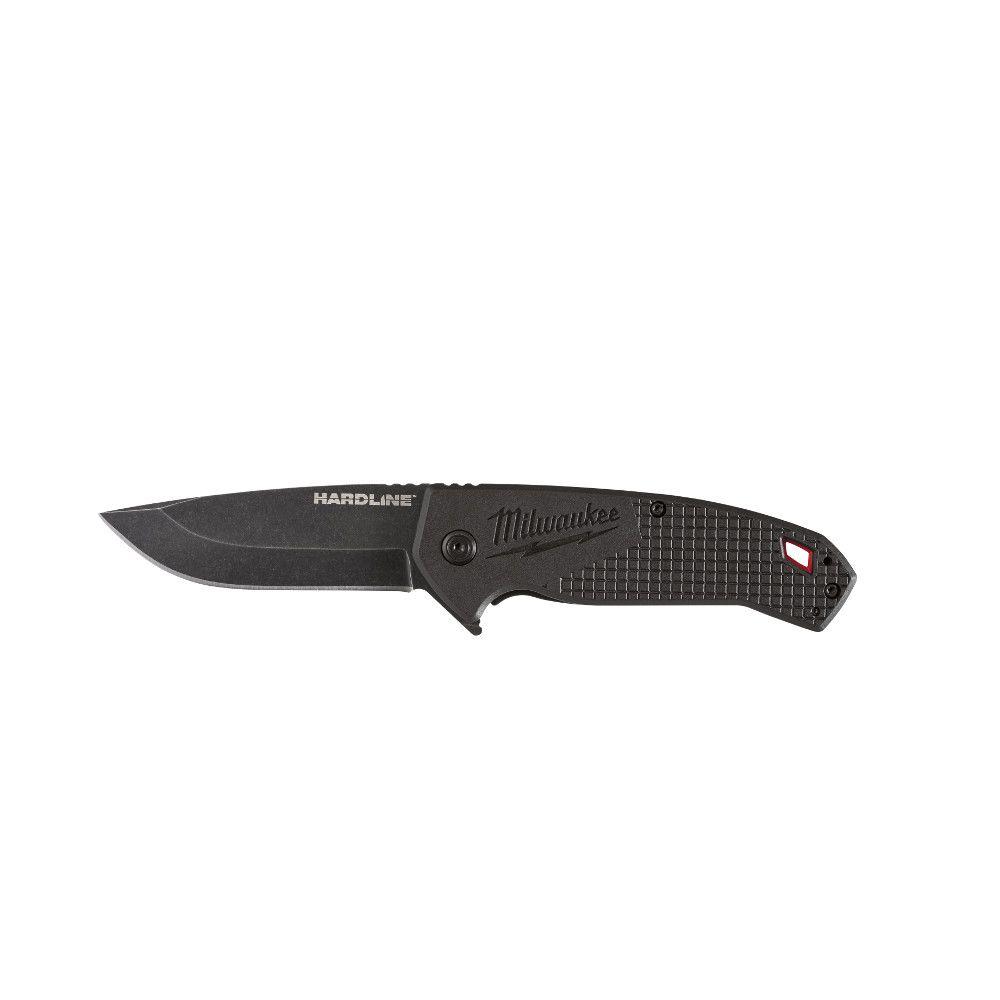 Milwaukee 3 in. Hardline D2 Steel Smooth Blade Pocket Folding Knife was $72.0 now $39.97 (44.0% off)