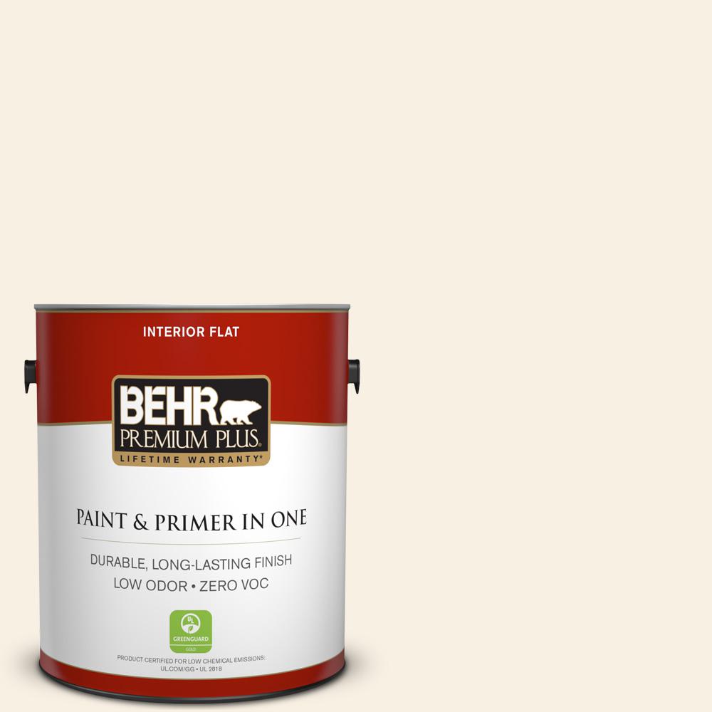 Behr Premium Plus 1 Gal W D 710 Creamy White Flat Low Odor Behr Premium Plus 1 Gal W D 710 Creamy White Flat Low Odor Interior