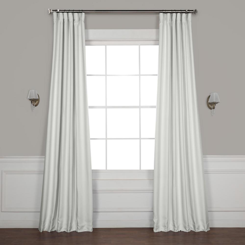 Exclusive Fabrics & Furnishings Oyster White Faux Linen Blackout