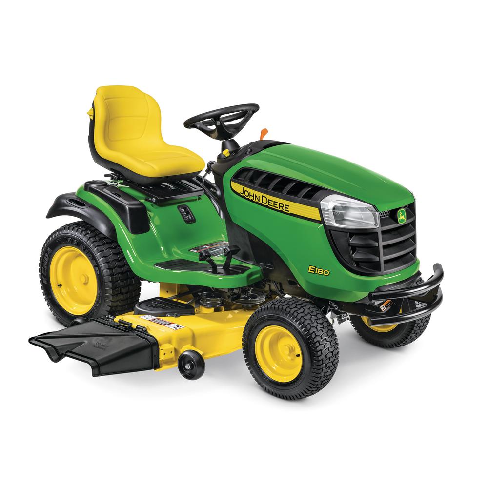 John Deere E180 54 inch 25 HP V-Twin ELS Gas Hydrostatic Lawn Tractor -... by John Deere