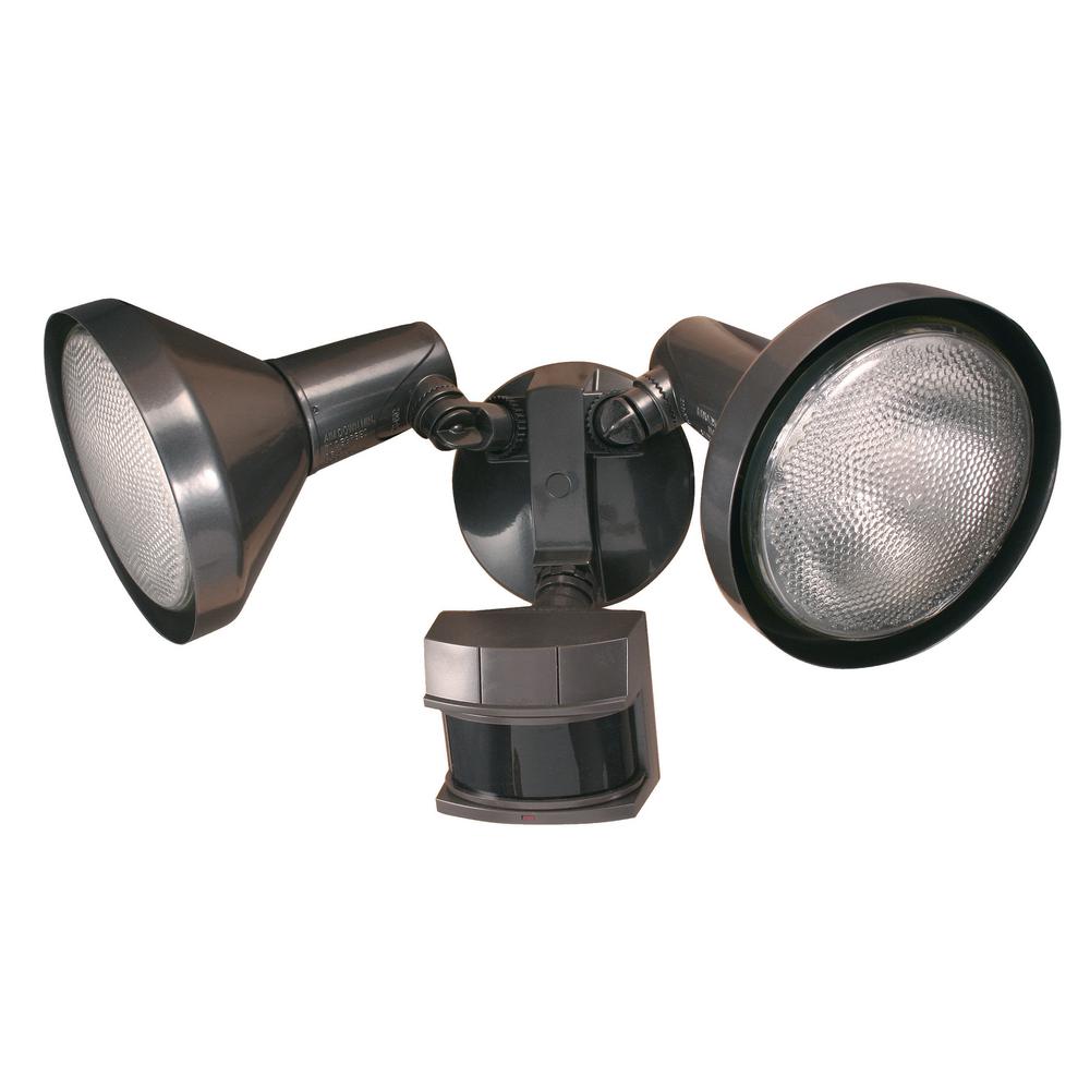 Bronze Flood Lights Outdoor Security Lighting The Home Depot 240 Degree Bronze Motion Activated Outdoor Flood Light