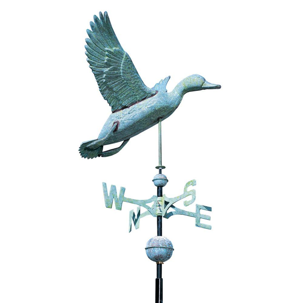Whitehall Products 48 in. Verdigris Duck Copper Weathervane45036 The
