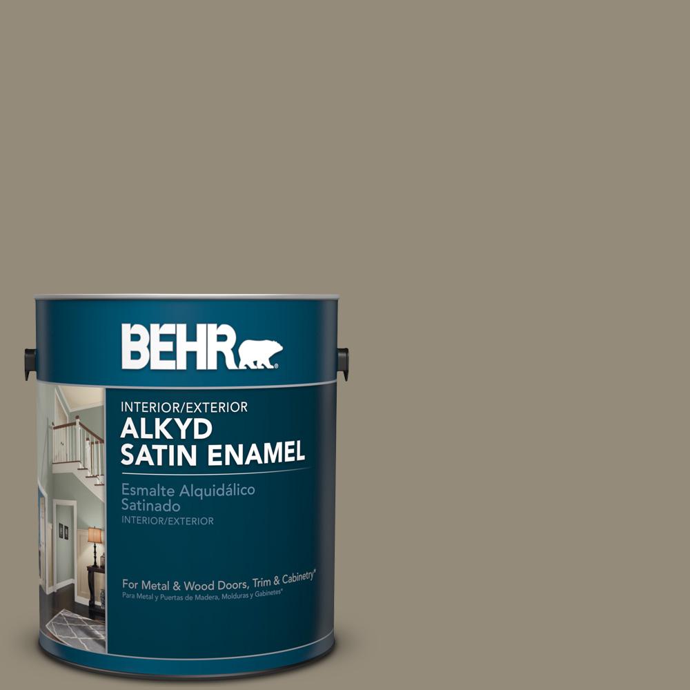 BEHR 1 gal. 770D5 Carriage Door Satin Enamel Alkyd Interior/Exterior