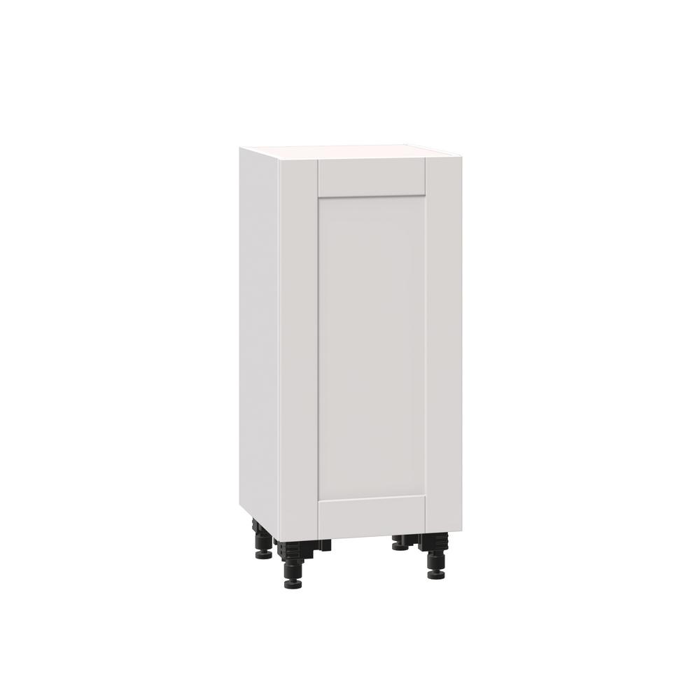 J Collection Shaker Embled 15x34 5x14 In Shallow Base Cabinet Vanilla White B1514fh L R Ws The Home Depot Shallow Base Cabinet