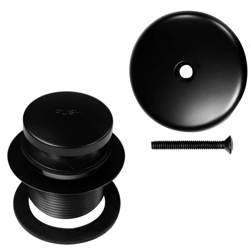 Westbrass 11/2 in. NPSM Coarse Thread TipToe Bathtub Drain Plug with