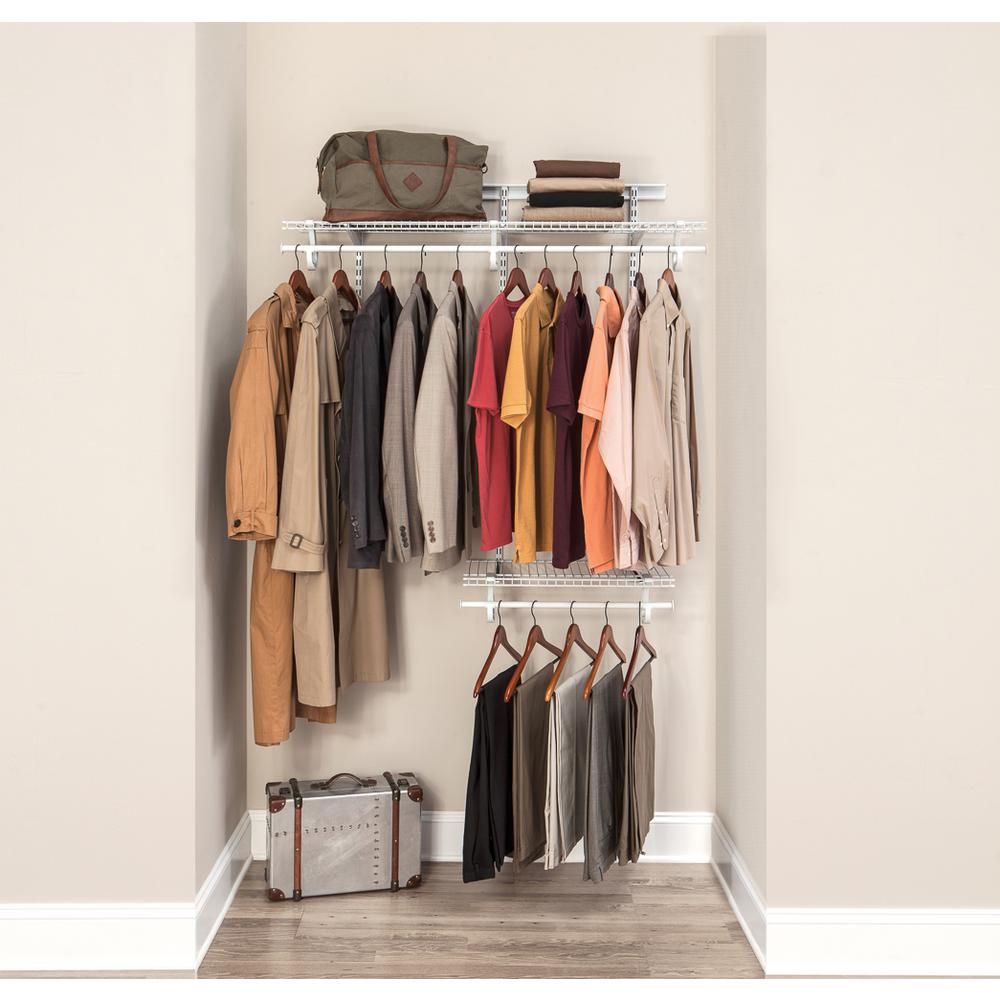 White Closetmaid Wire Closet Systems 2087 64 1000 