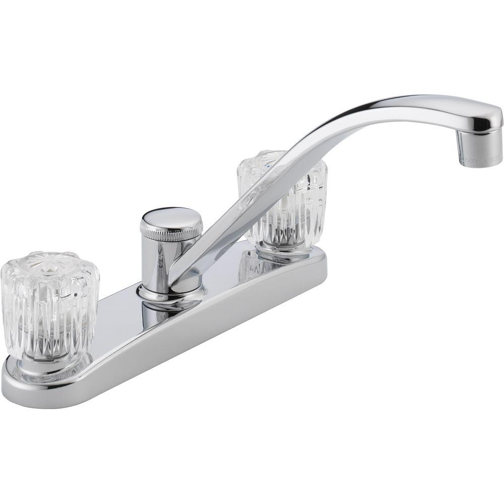 Peerless Choice 2-Handle Standard Kitchen Faucet in Chrome-P299201LF