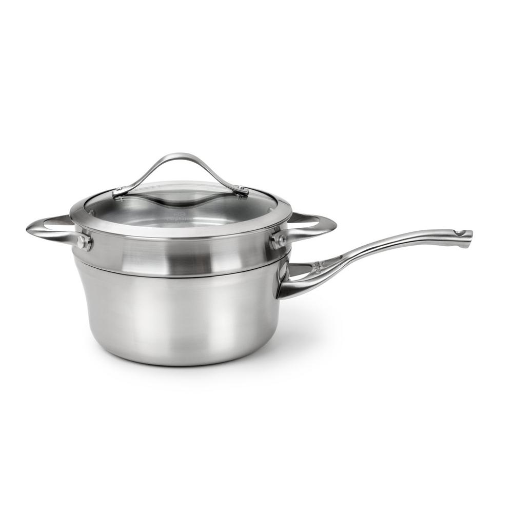 Calphalon Contemporary 2.5 Qt. Stainless Sauce Pan with Double Boiler