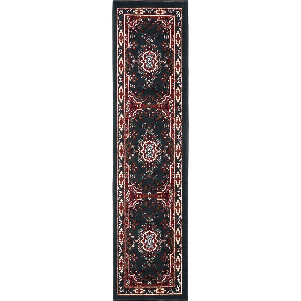 UPC 769924013663 product image for Home Dynamix Premium Hunter Green 1 ft. 9 in. x 7 ft. 2 in. Indoor Runner Rug | upcitemdb.com
