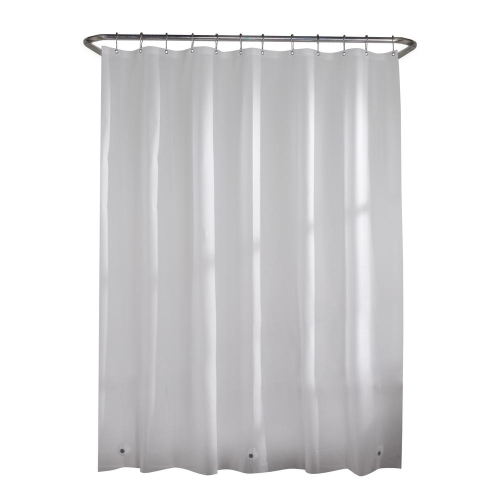 Hotel Qualit NY Home Fabric Shower Curtain Liner Shorter Size 68 Inches Height