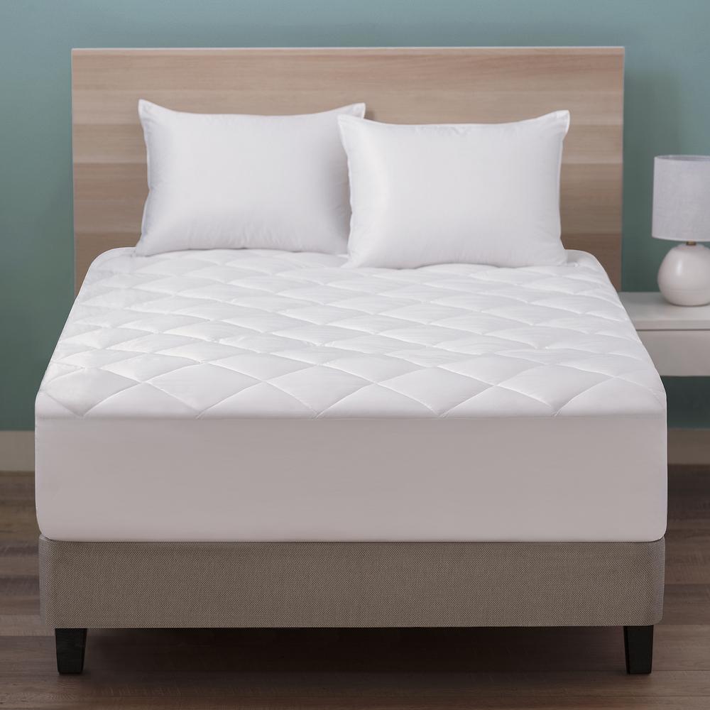 Allied Home Slumber Sleep Cal King Quilted Mattress Pad Mp002020f The Home Depot