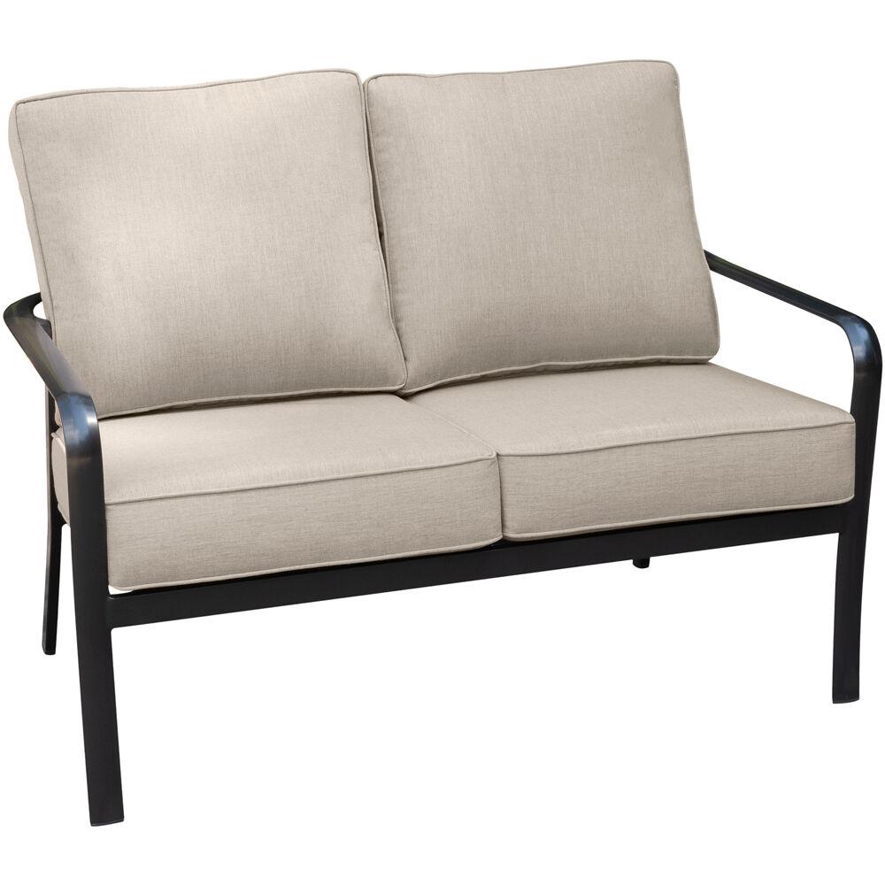 Beige Tan Outdoor Loveseats Lounge Furniture The Home Cortino Commercial Grade Aluminum Outdoor