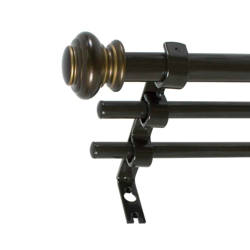 Double Bronze Curtain Rods & Sets Curtain Rods & Hardware The