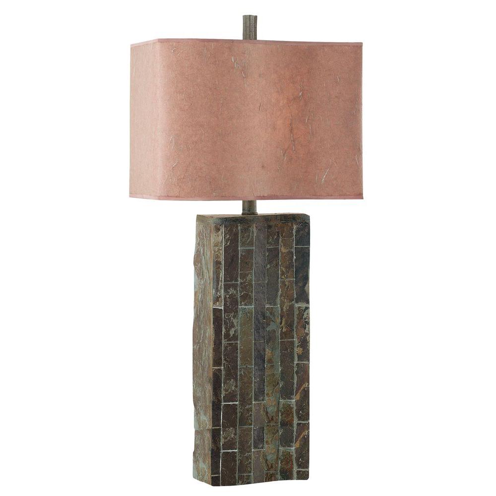 Kenroy Home Ripple 32 In Natural Slate Table Lamp 30894sl The Natural Slate Table Lamp