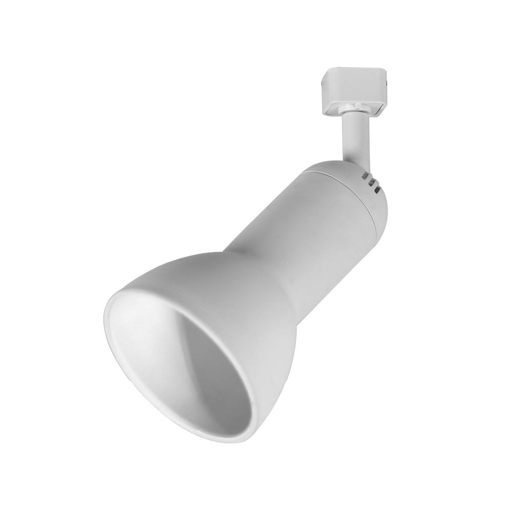 Hampton Bay 1Light White R30/PAR30 LargeStep Linear Track Lighting Head BrickSeek
