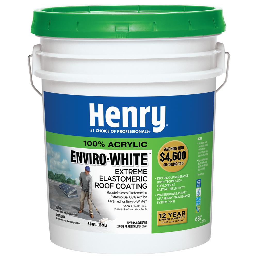 Henry 208r Rubberized Wet Patch 3 30 Gal Roof Cement Leak Repair He208r361 The Home Depot