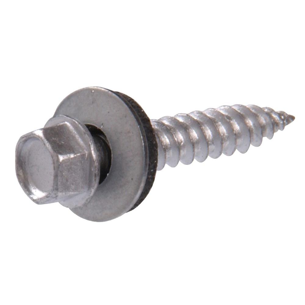 5//8 Length Hex Drive Pack of 100 #6-18 Thread Size Type A Zinc Plated Hex Head Steel Sheet Metal Screw