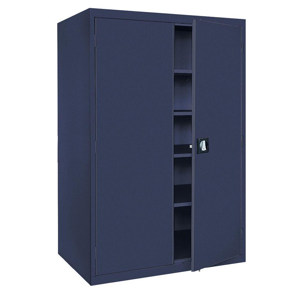 Navy Blue Garage Cabinets Garage Storage The Home Depot