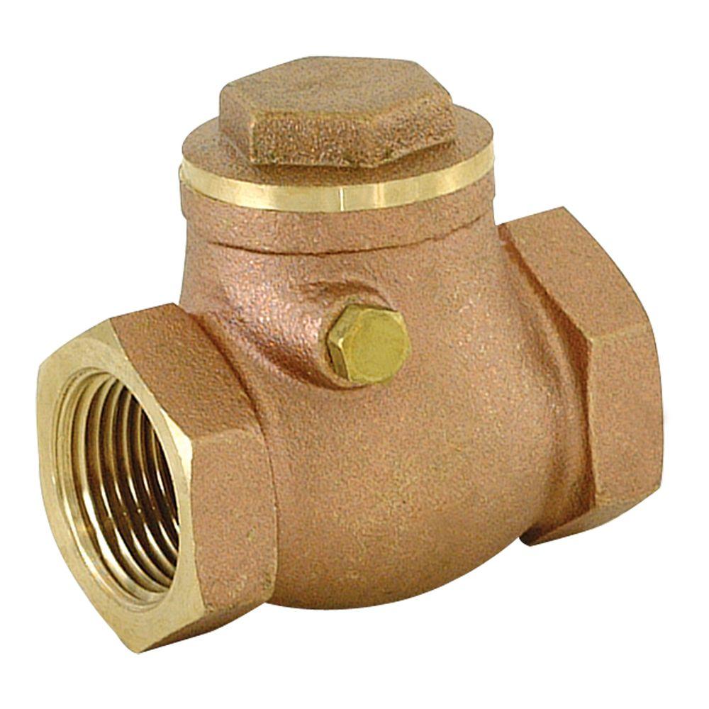 Everbilt 3 4 In Br Fpt X Swing Check Valve 240 2 34 Eb The 1 In Br Swing Check Valve