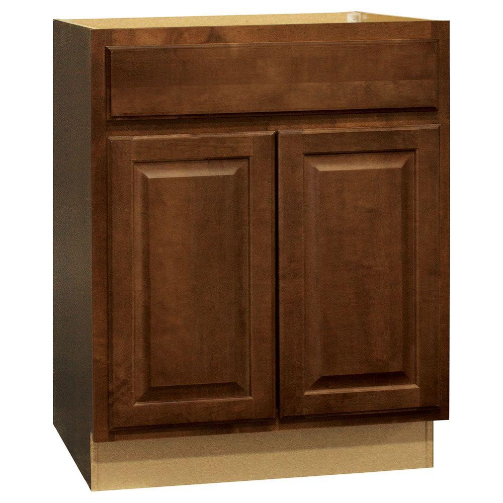 Hampton Bay Hampton Assembled 27x34 5x24 In Base Kitchen Cabinet