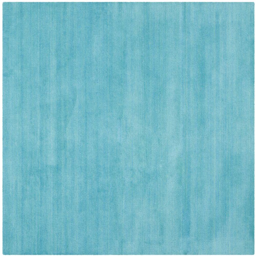 Unique Loom Kashan Turquoise 8 ft. x 8 ft. Square Area Rug3134491