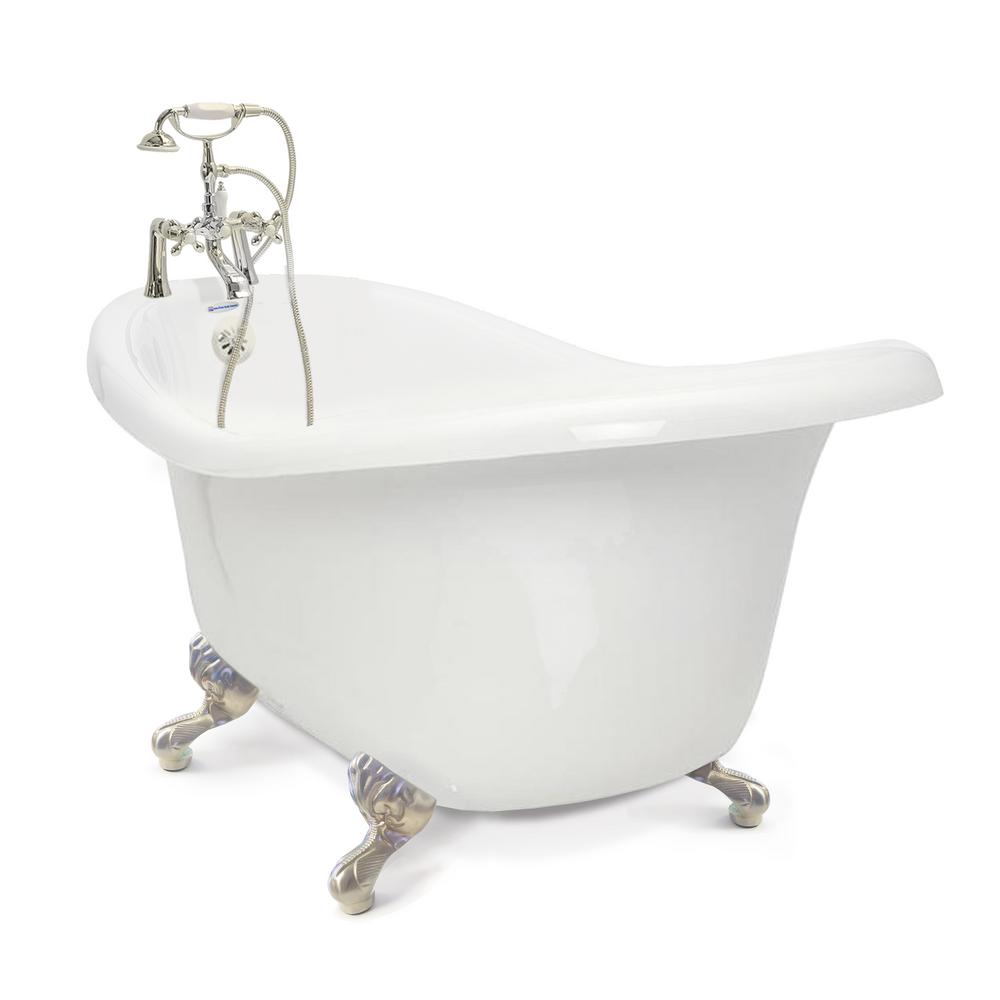 Clawfoot Bathtubs Freestanding Bathtubs The Home Depot