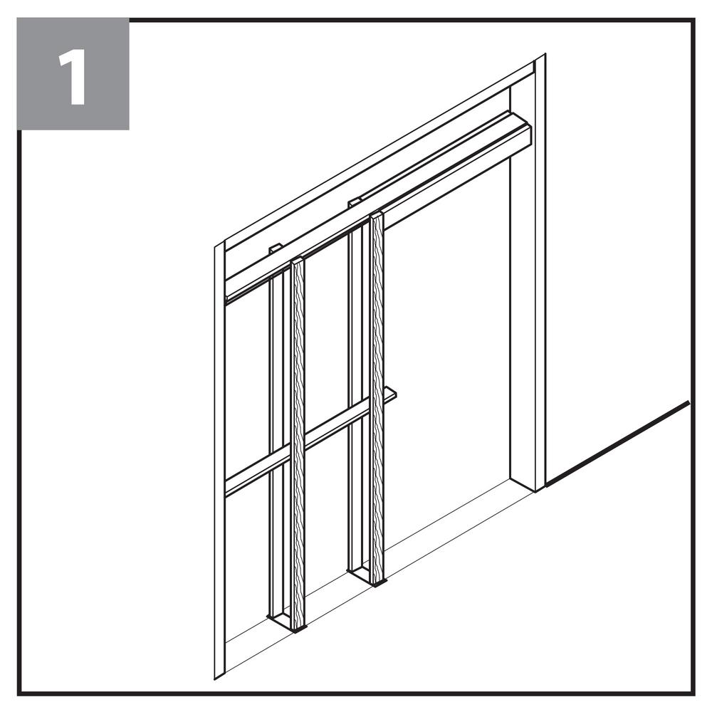 Everbilt Pocket Door Jamb Kit 12676 The Home Depot