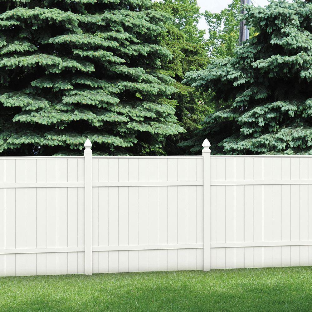 Veranda Installed White Vinyl FenceHSINSTIFWHVF The Home Depot