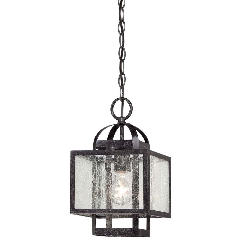 Minka Lavery Camden Square 1 Light Aged Charcoal Mini Pendant Minka Lavery Camden Square 1 Light Aged Charcoal Mini Pendant