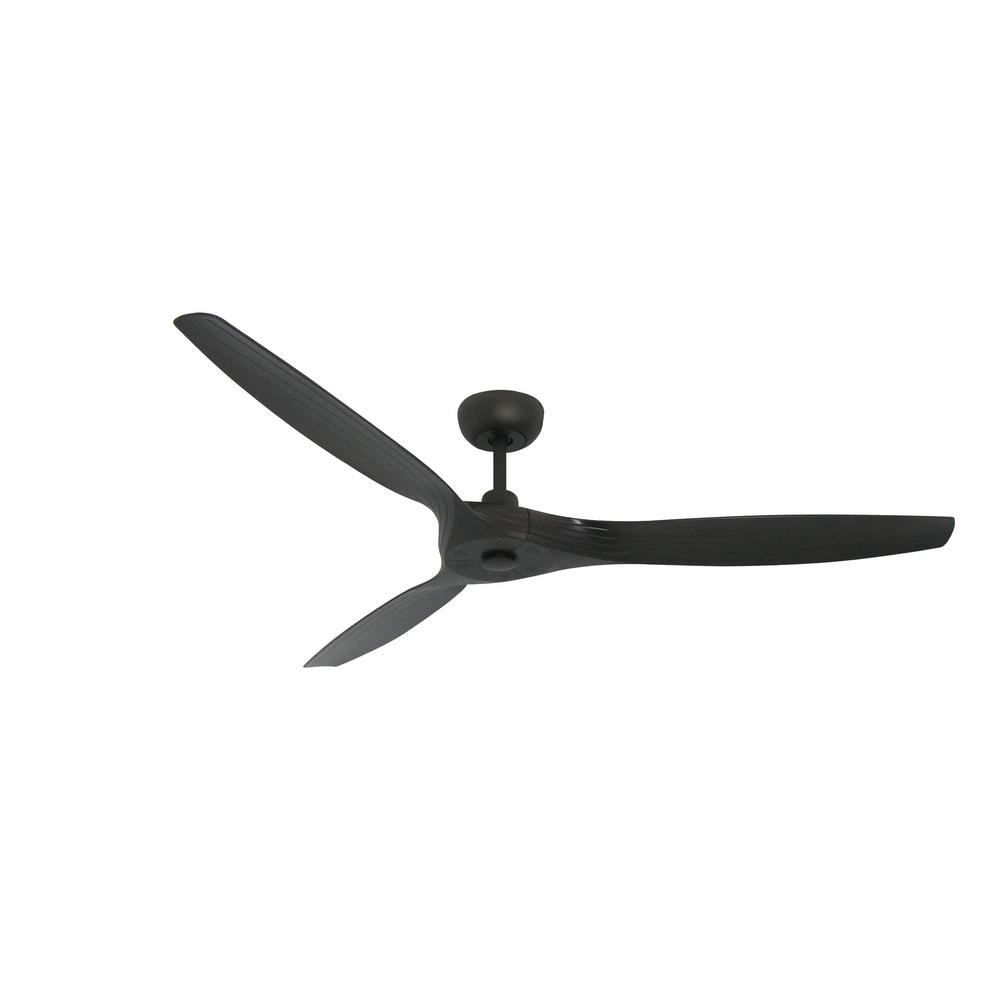 Troposair Solara 60 In Indoor Outdoor Oil Rubbed Bronze Ceiling Fan With Remote Control 88481 The Home Depot