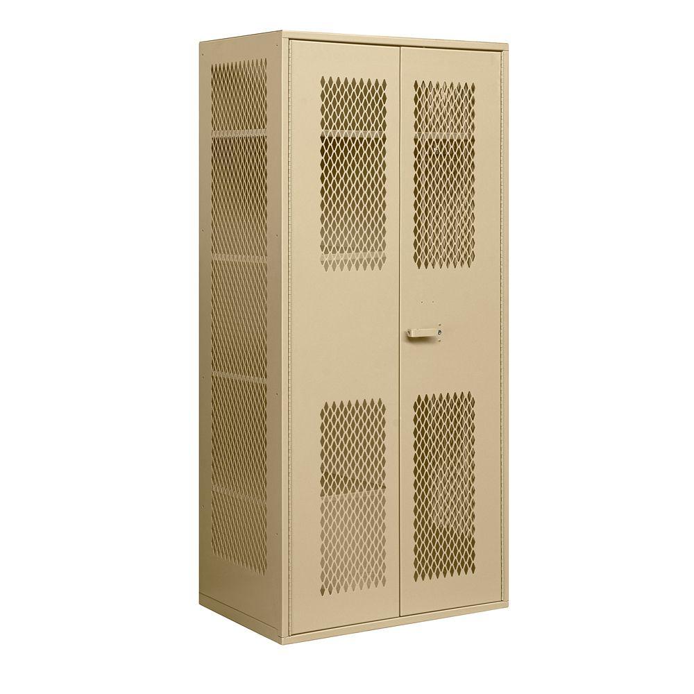 Salsbury Industries 36 In W X 78 H 24 D Military Combination Storage Cabinet Tan Salsbury Industries 36 In W X 78 H 24 D