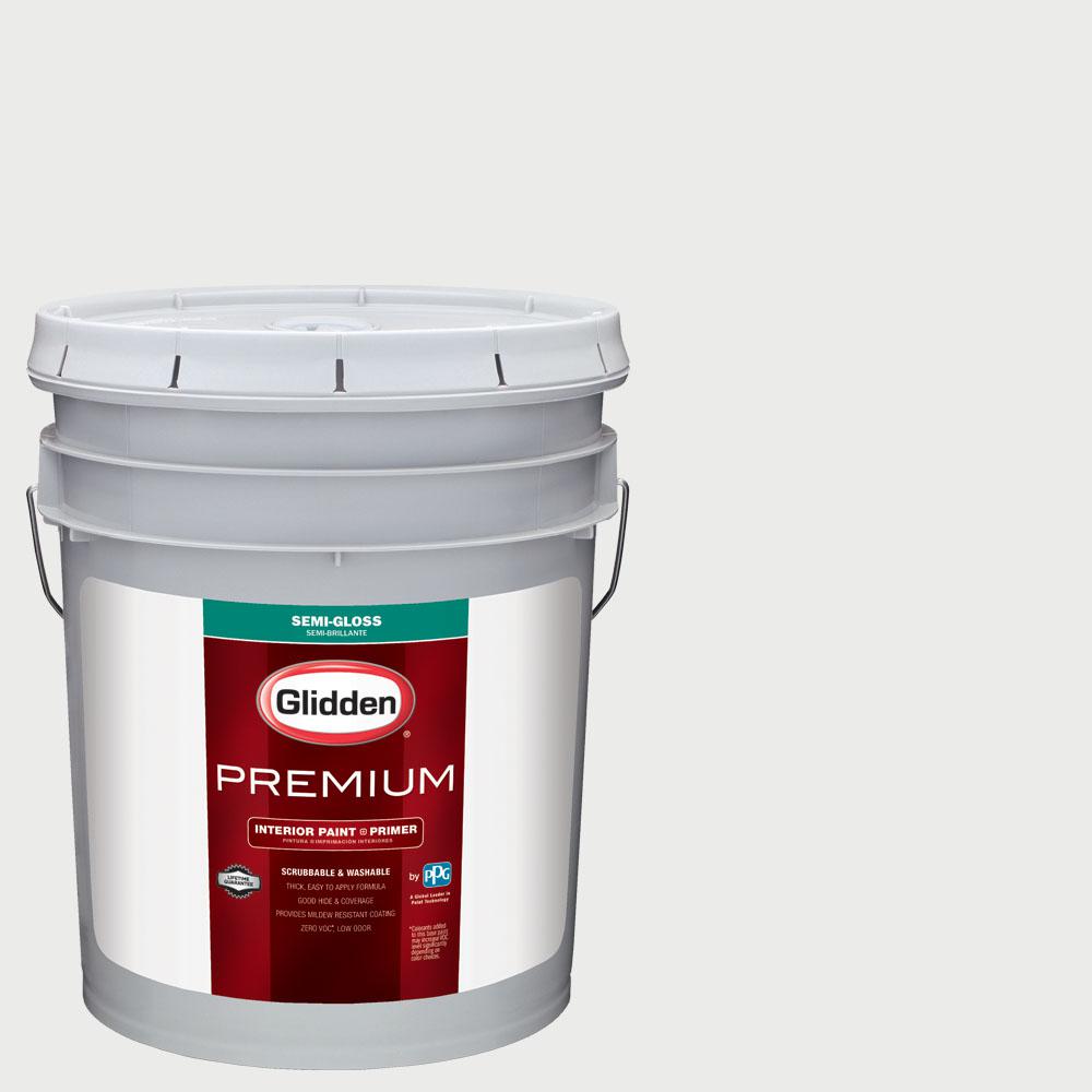 Glidden Premium Interior Paint Colors The Home Depot Nfl 120h Seattle Seahawks White Semi Gloss Interior Paint With
