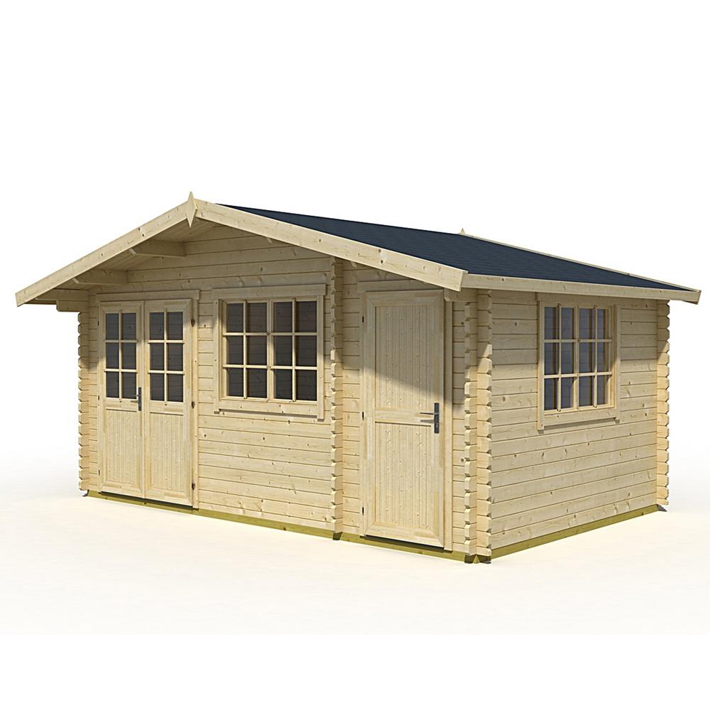 Allwood Estelle 15 91 Ft X 15 Ft X 8 75 Ft Kit Cabin Cab