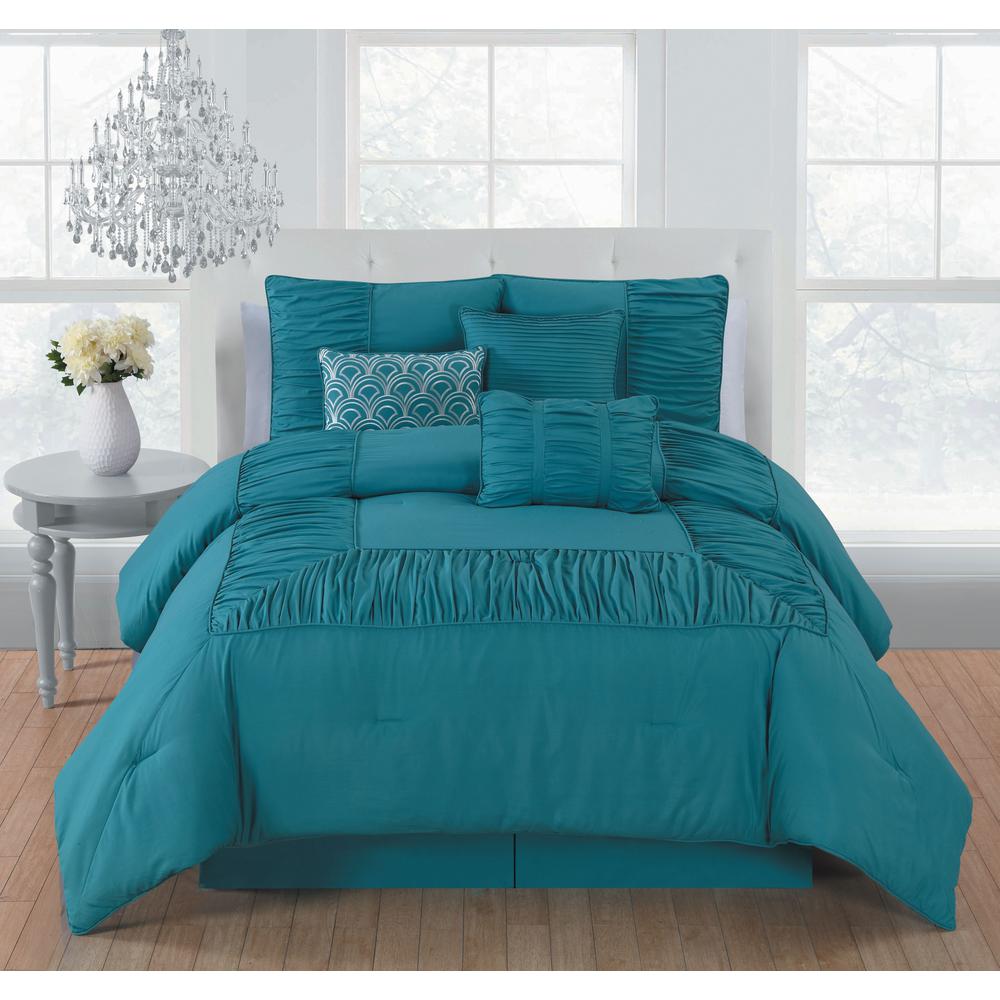 Avondale Manor Jules 7 Piece Teal King Comforter Set 17 4919 Tpx Avondale Manor Jules 7 Piece Teal King Comforter Set 17 4919 Tpx