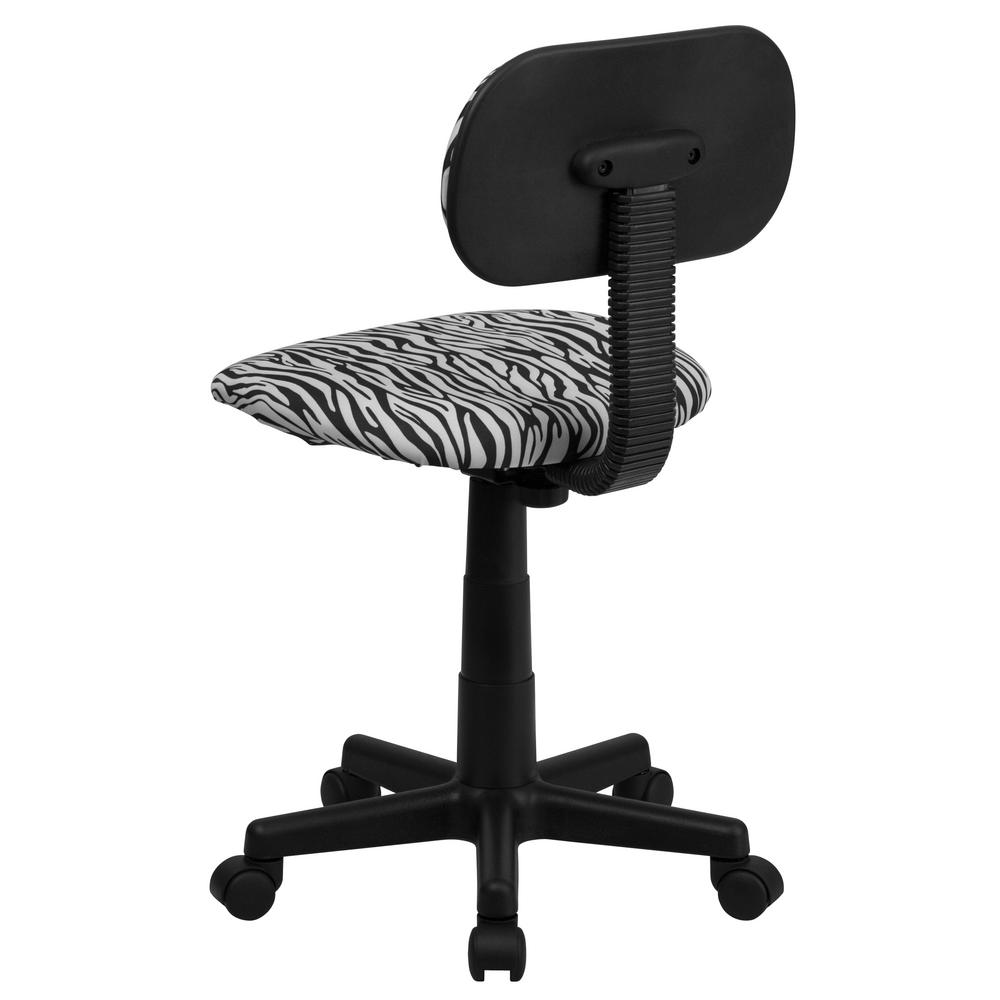 Carnegy avenue carnegy avenue black and white zebra print plastic office desk chair