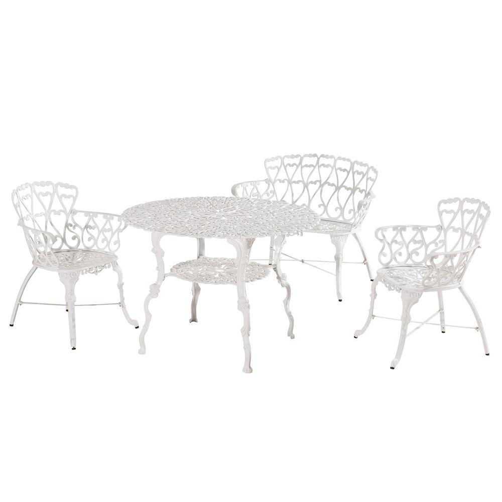 Sunjoy Arriva 4 Piece Patio Dining Set 110201002 The Home Depot