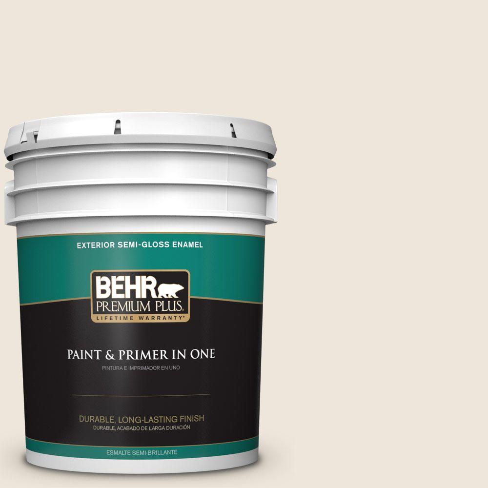 BEHR Premium Plus 5gal. 780C2 Baked Brie SemiGloss Enamel Exterior