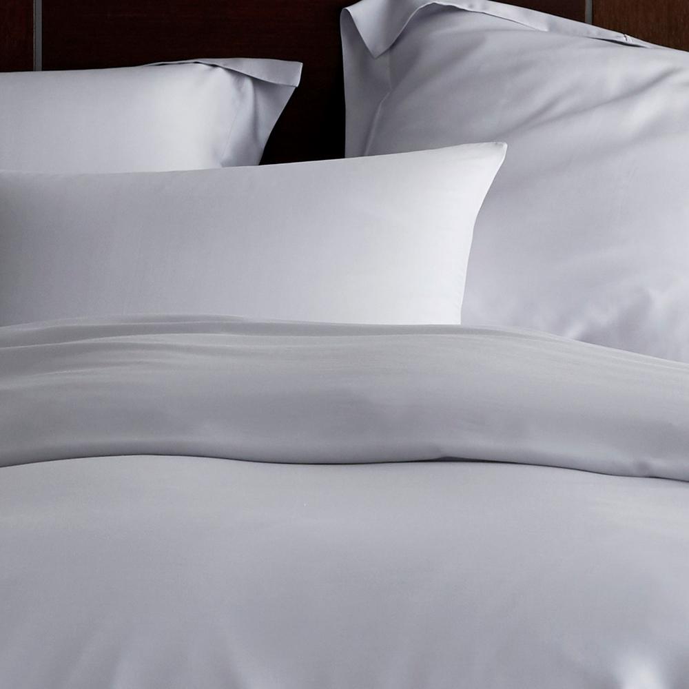 The Company Store Tencel Lyocell Sterling Solid Sateen King Duvet