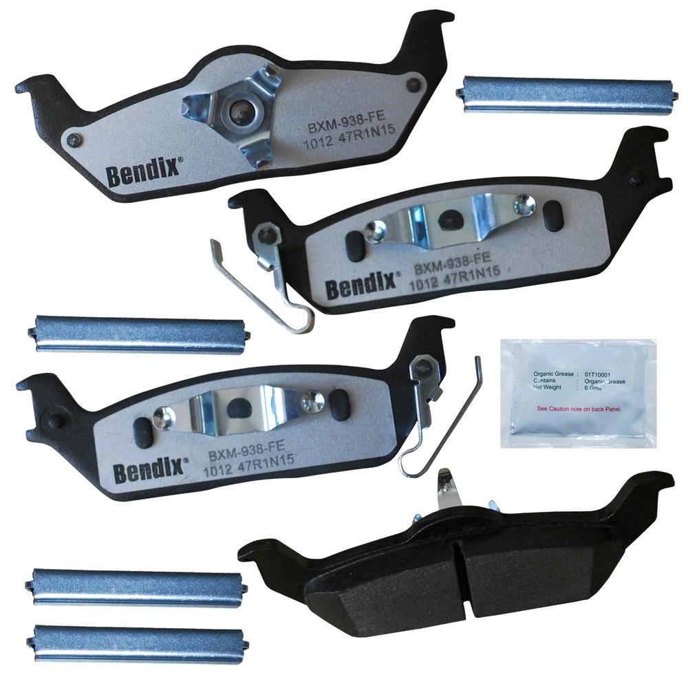 Lexus Toyota SHIPS FROM USA!!-Tax Incl. 5lug Rear Kit -Combo Brake Kit- 4 Semi-Met Pads 2 OEM Replacement Extra-Life Heavy Duty Brake Rotors