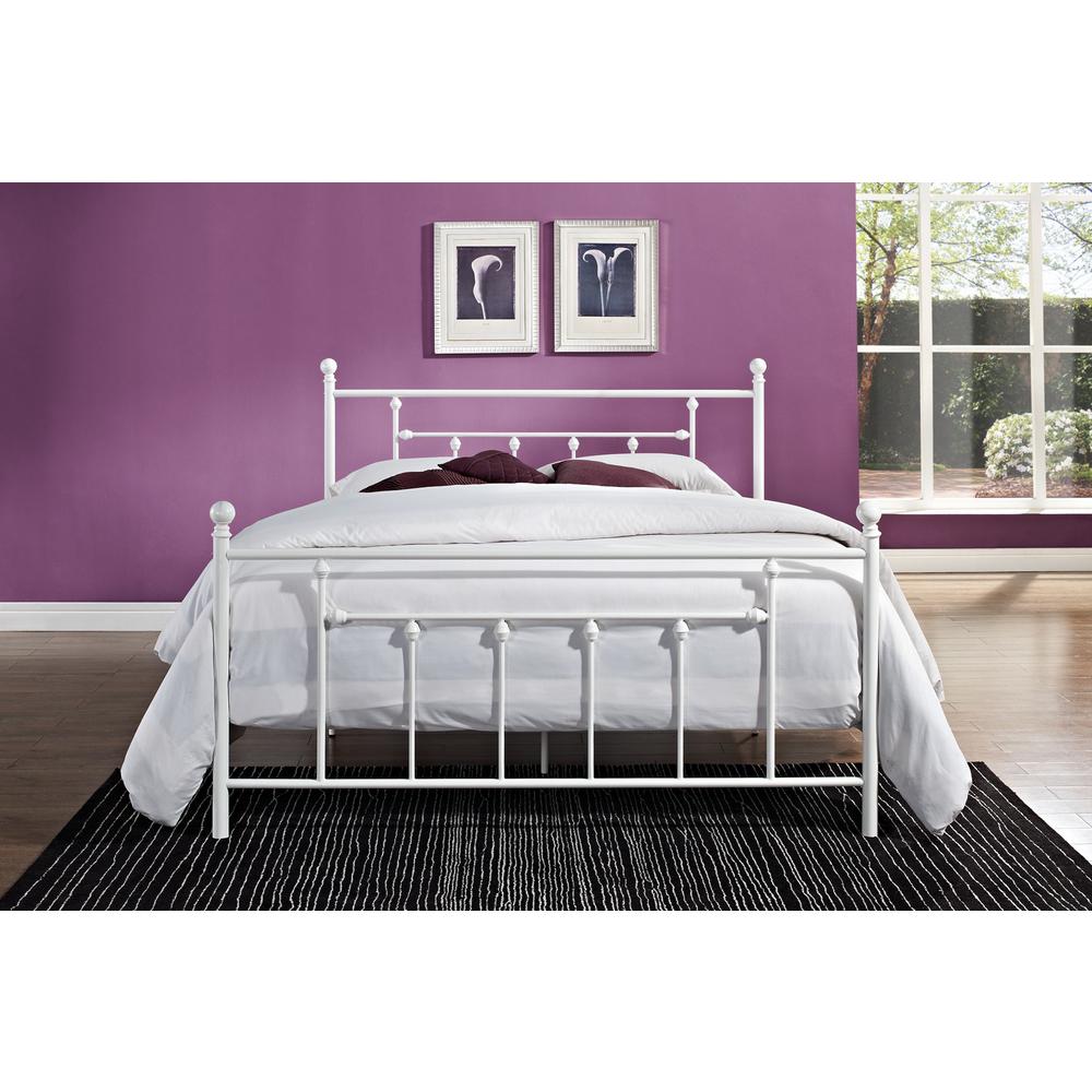 HomeSullivan Dorado Antique White King Bed Frame40E637BK1WBED The