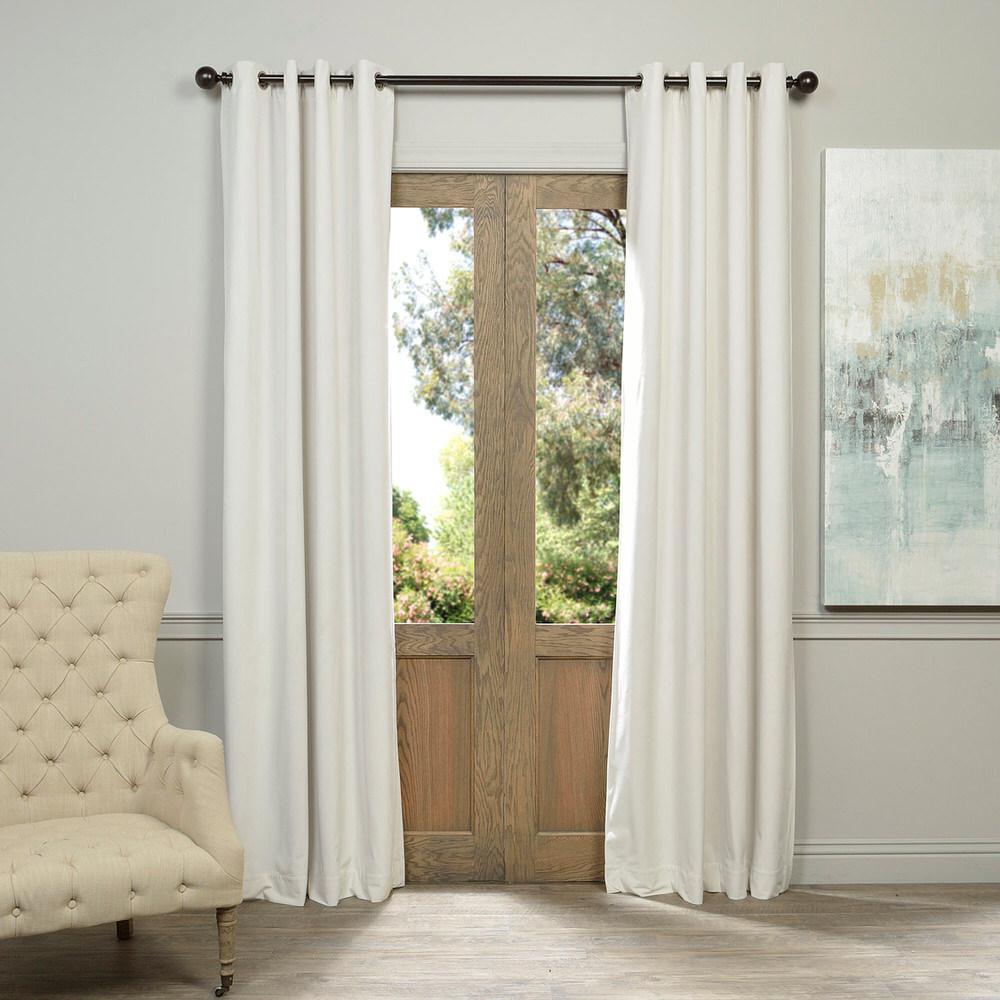 Exclusive Fabrics Furnishings Blackout Signature Off White