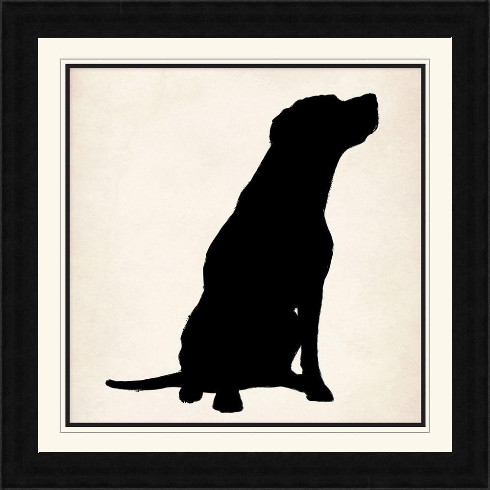 Ptm Images 28 1 4 In X Dog Silhouette Framed Wall Art Ptm Images 28 1 4 In X