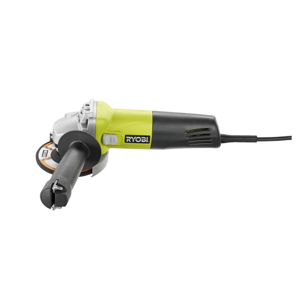 Ryobi 18Volt ONE+ Cordless 41/2 in. Angle Grinder (ToolOnly)P421 The Home Depot