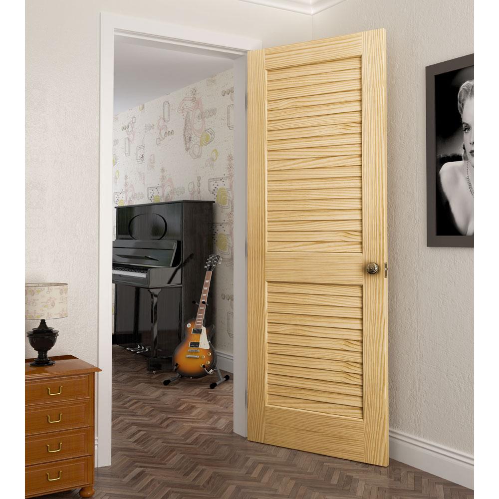 Plantation Style Louvered Closet Doors - Bios Pics