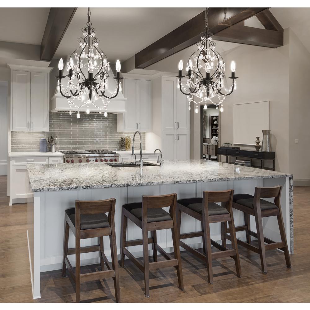 modern farmhouse crystal chandelier