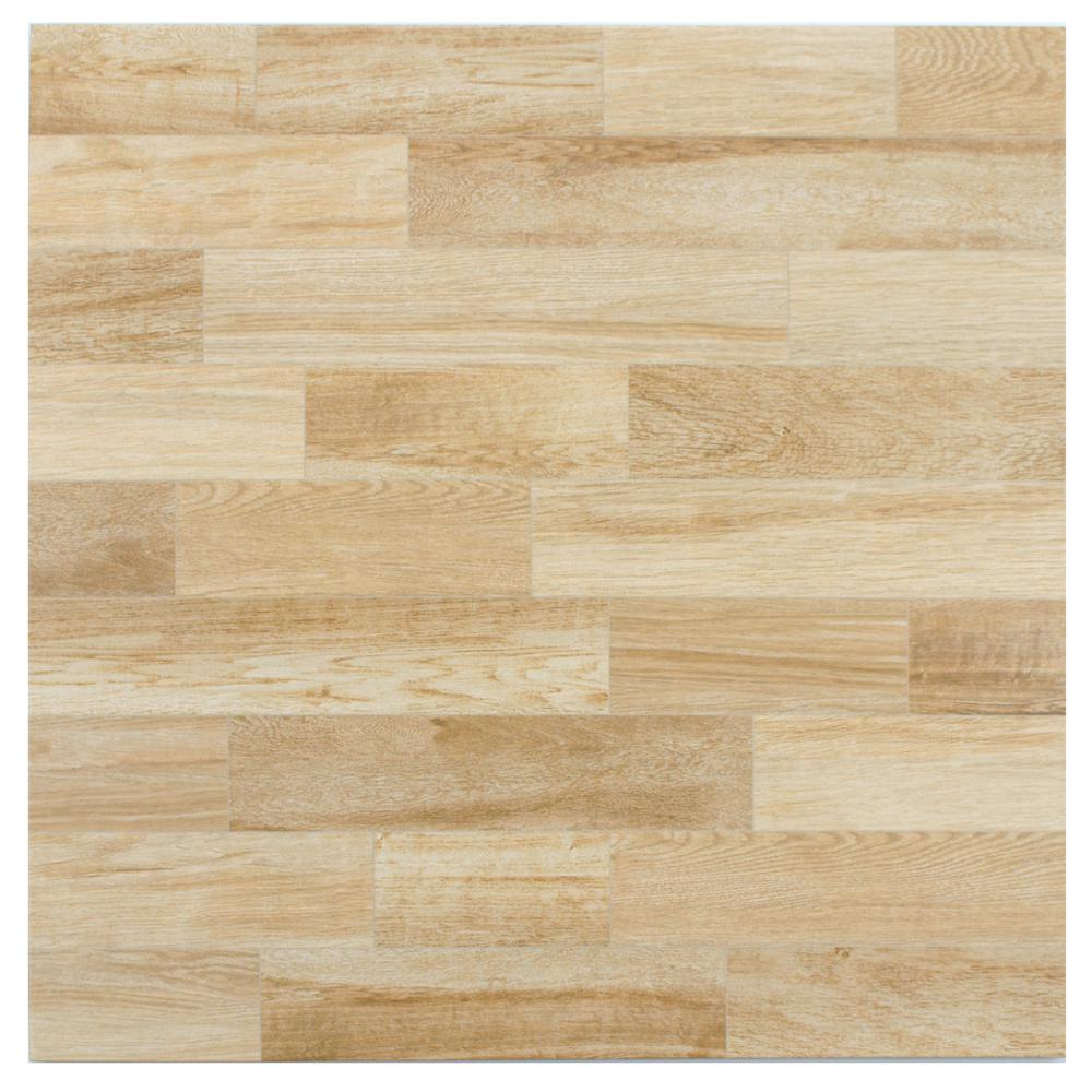 18x18 Wood Tile Flooring The Home Depot Alpino