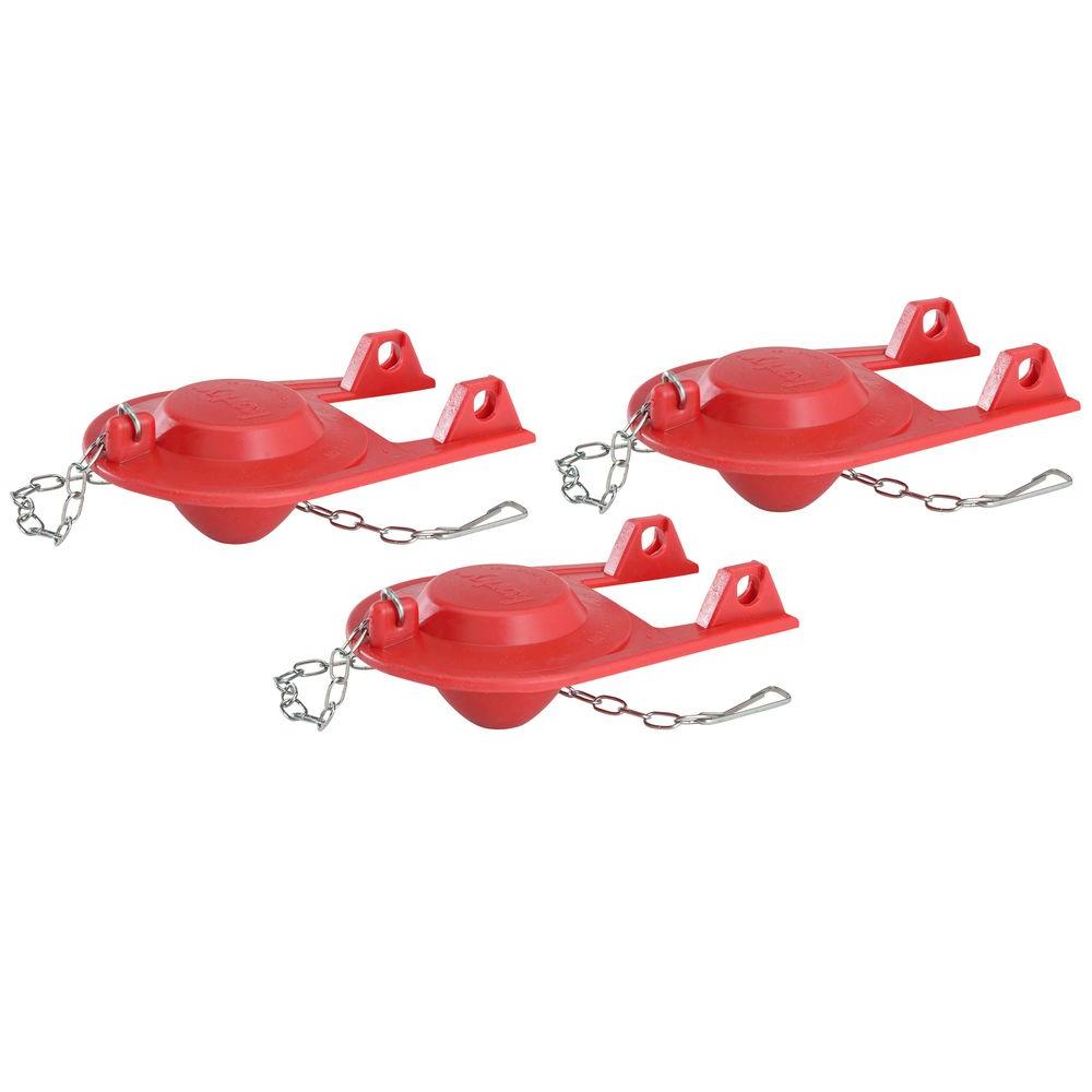 Korky Plus 2 in. Toilet Tank Flappers (3Pack)2001C3 The Home Depot