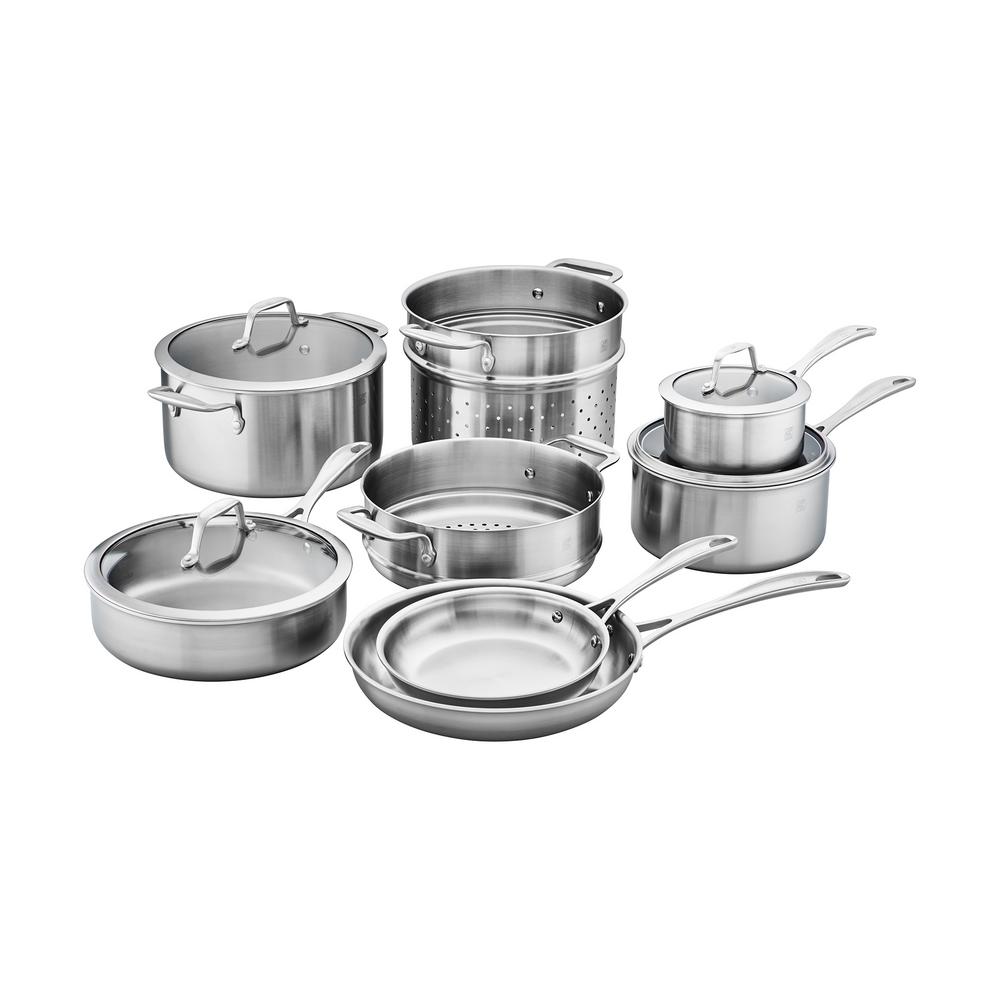 ZWILLING J.A. Henckels Zwilling Spirit 7Piece 3Ply Stainless Steel Cookware Set 64090000