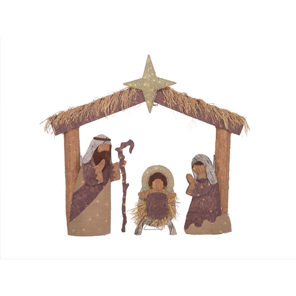 Home Accents Holiday 5.5 ft LED Nativity The Home