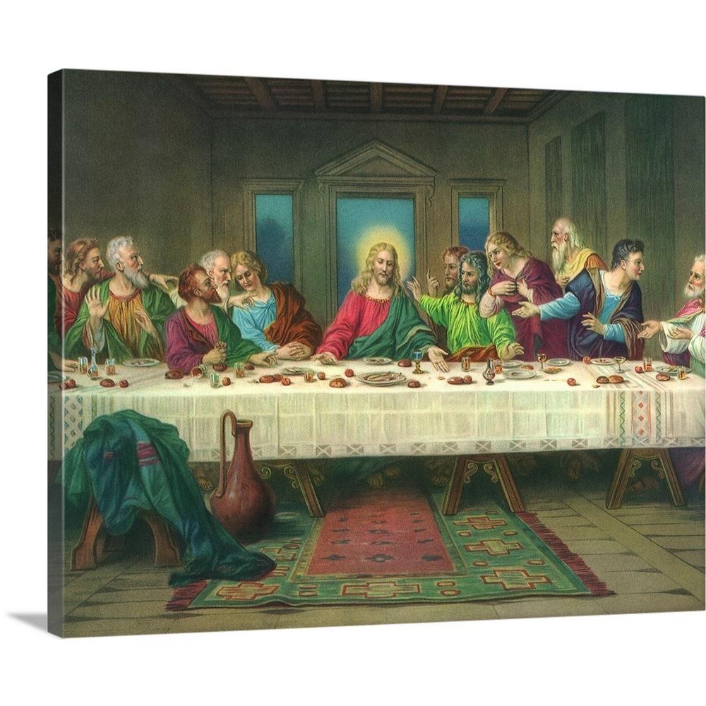 The Last Supper By Pictures Now Canvas Wall Art